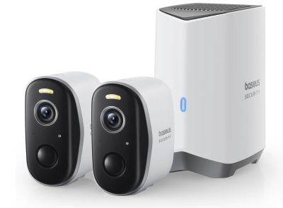 Baseus Security Akku Überwachungskamera Set mit bis zu 210 Tagen Batterielaufzeit für 117,32€