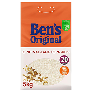 5 kg BEN’S ORIGINAL Reis 20 Minuten Original Langkornreis ab nur 15,59€ (statt 24€) – Prime