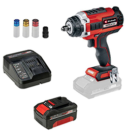 Einhell Power X-Change IMPAXXO 18/400 Schlagschrauber + 4,0 Ah PXC Starter Kit 4326441 Akku für nur 151,98€ (statt 165€)