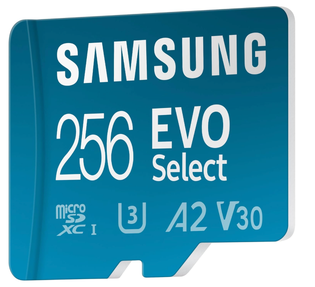 Samsung EVO Select (2024) 256 GB microSD-Karte + SD-Adapter für nur 18,99€ bei Prime-Versand