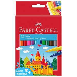 12-Pack Faber-Castell Filzstifte Castle ab nur 1,35€ inkl. Prime-Versand