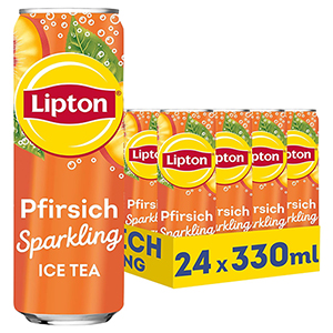 Geht wieder: 24 x 330ml LIPTON ICE TEA Sparkling Pfirsich für nur 13,40€ zzgl. 6€ Pfand