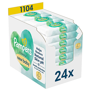 24x 46 Pampers Harmonie New Baby Feuchttücher (1.104 Stück) ab nur 20,16€ (statt 36€)