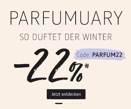 22% Rabatt auf Parfums & mehr bei Parfumdreams (ohne MBW)