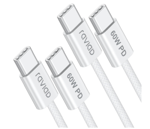 Doppelpack RAVIAD USB-C auf USB-C Kabel (1 Meter) für nur 3,30€ inkl. Prime-Versand