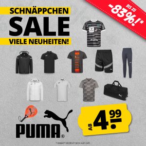 Bis zu 83% Rabatt im Puma Schnäppchen Sale bei SportSpar