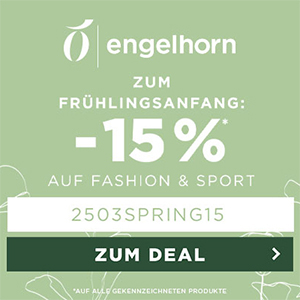 15% Extra-Rabatt auf über 4.700 ausgewählte Fashion & Sports Artikel bei Engelhorn