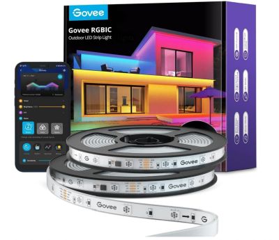 20m Govee H61733D2DE Outdoor LED Strip (IP65 Wasserdicht, mit Alexa & App-Steuerung) für 59,99€