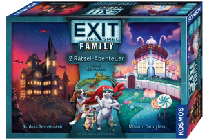 Kosmos 684662 EXIT® Das Spiel (Schloss Gemeinstein + Mission Candyland) für nur 17,01€ inkl. Prime Versand