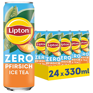 24x 0,33L Lipton Ice Tea Zero Peach für nur 15,79€ zzgl. Pfand (statt 18,96€)