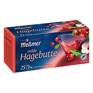 Meßmer Milde Hagebutte (25 Teebeutel) ab nur 1,29€ (statt 2,35€) – Prime Spar-Abo