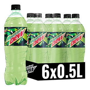 6x 0,5L Mountain Dew Regular Lemon-Lime-Limonade für nur 5,12€ zzgl. Pfand