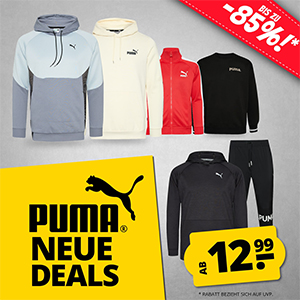 SportSpar: Großer PUMA Sale mit bis zu 85% Rabatt – bereits ab 12,99€