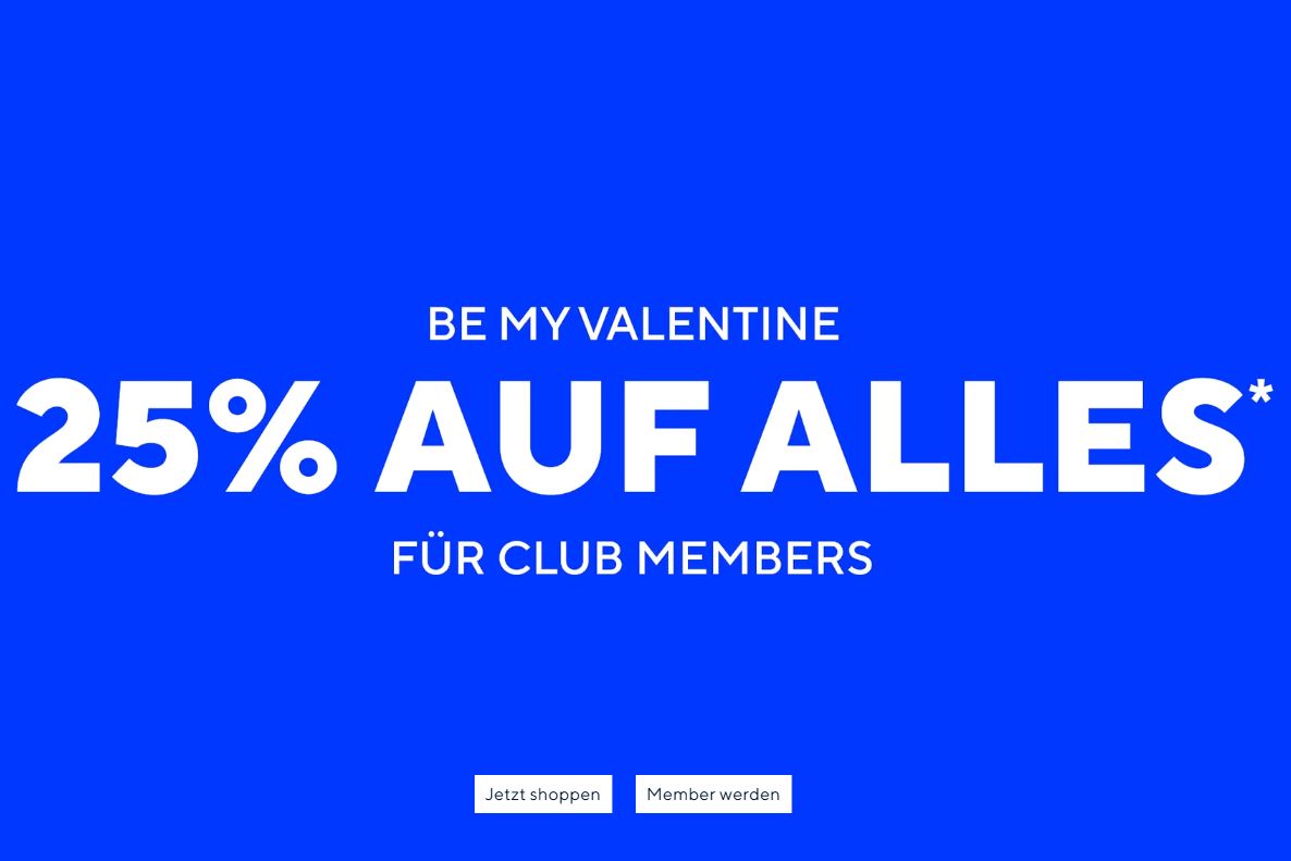 20% Rabatt auf alles bzw. 25% Rabatt auf alle Styles im Tom Tailor Onlineshop für Club Mitglieder