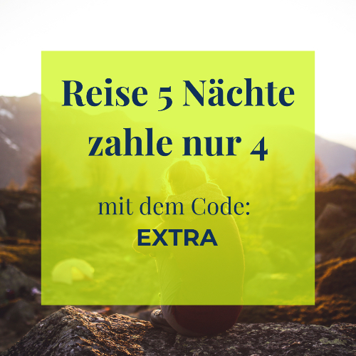 Nur noch bis Montag bei Travador: Reise 5 Nächte, zahle nur 4