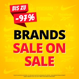 Bis zu 97% Rabatt im Brand Sale on Sale bei SportSpar