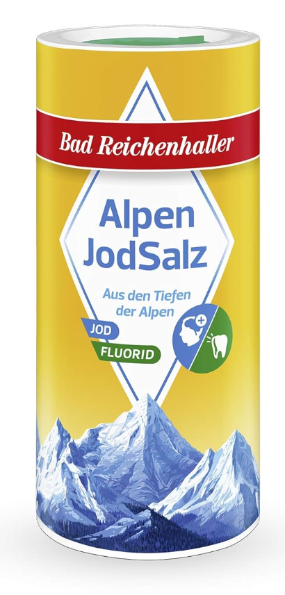 Bad Reichenhaller JodSalz mit Fluorid 500g für nur 0,89€ bei Prime-Versand