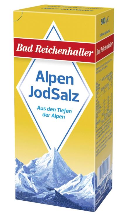 Bad Reichenhaller Marken JodSalz Reines Alpensalz aus Natursole (500 g) für nur 0,67€ im Spar-Abo