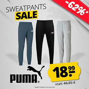 PUMA Essentials Logo Herren Jogginghose (3 Farben, S-4XL) für nur 23,94€ (statt 30€)