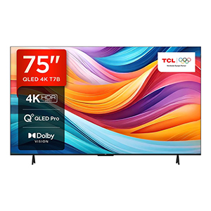 TCL 75T7B 75 Zoll QLED Pro 4K Ultra HD Fernseher für nur 749€ (statt 839€)