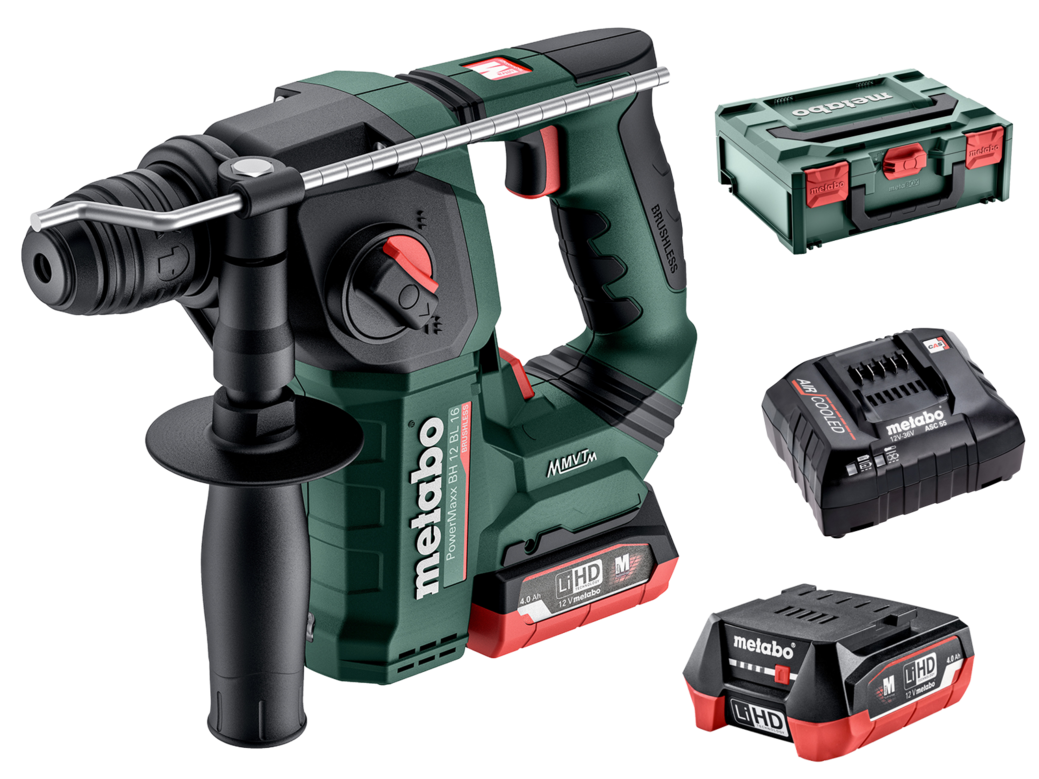 Metabo PowerMaxx Akku-Bohrhammer | 12 V | BH 12 BL 16
