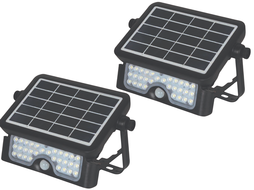 2x Sylvania YourHome solarbetriebenes Flutlicht | 450 lm