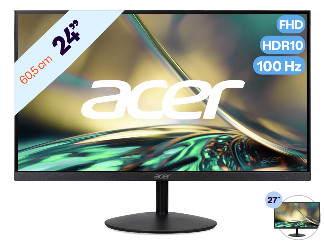Acer SB242Y EBI 24 Monitor mit FHD für nur 75,90€