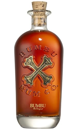 BUMBU The Original, Craft Rum Flavour Spirit, Bourbon-Fass gereift, für Cocktails oder auf Eis, karibischer Rum in der 0,7 Liter Flasche, 40% Vol BUMBU The Original Rum