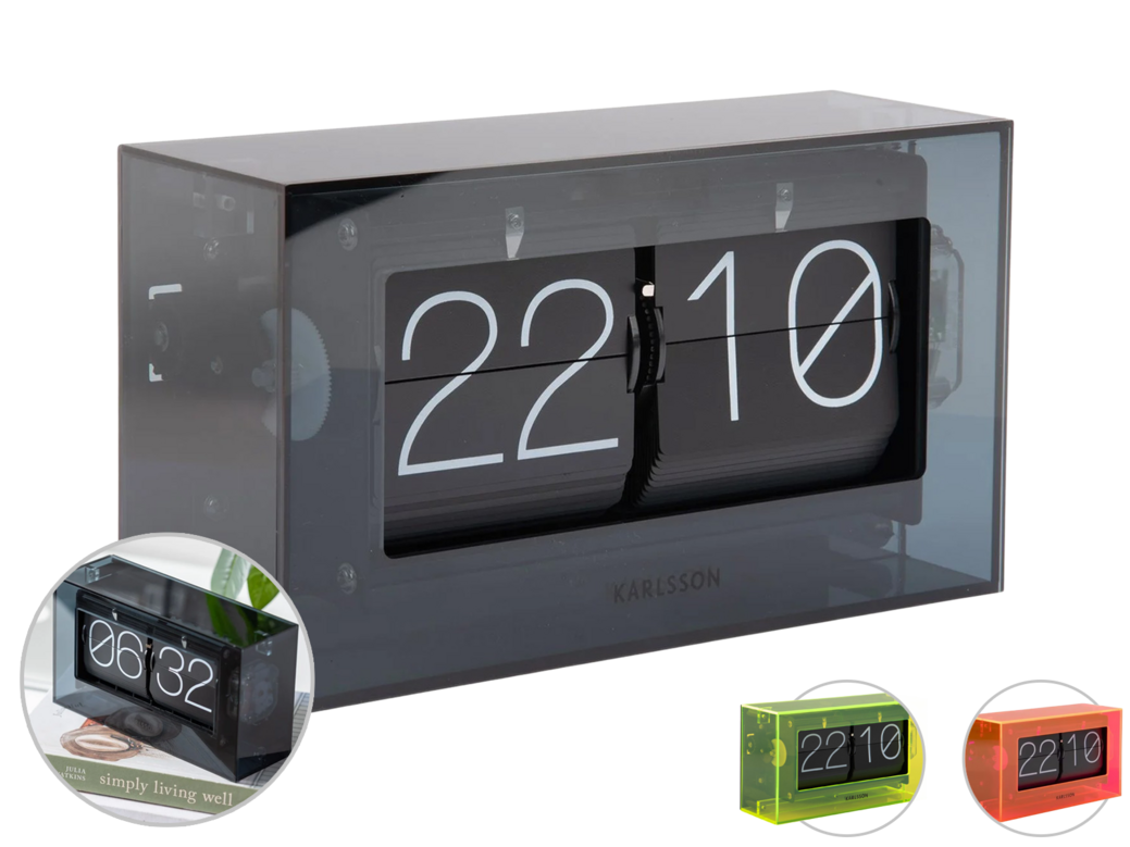 Karlsson Boxed Flip Tischuhr für 75,90€