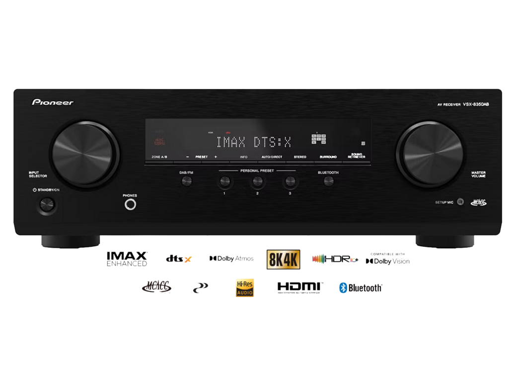Pioneer VSX-835 7.2-Kanal AV-Receiver für nur 307,95€