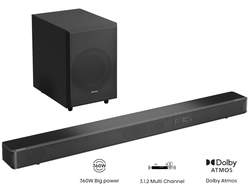 Hisense 3.1.2-Kanal-Soundbar für 208,90€