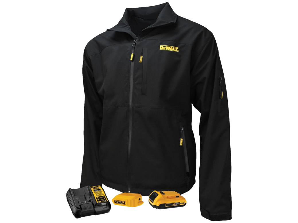 DeWalt Softshell-Heizjacke mit Ladegerät für nur 115,90€