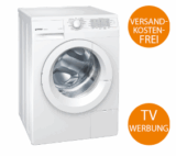 GORENJE WA 7439 SAT1, 7 kg Waschmaschine, Frontlader, A+++, 1400 U/Min., Weiß für nur 249,- Euro inkl. Versand