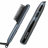 GLATT! AKIMO Elektrischer Bartglätter – Kamm für Männer – Bartbürste mit Verbrühschutz, 21 Zähne des Kamms in einem U, 8-Grad-Goldwinkel für nur 8,80 Euro inkl. Versand