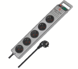 Brennenstuhl Super-Solid Steckdosenleiste 5-Fach mit Schalter und 2,5m Kabel schwarz/Silber für nur 14,95€ bei Prime inkl. Versand