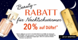 Douglas Late-Night Shopping mit 20% Rabatt auf Damen und Herrendüfte