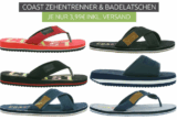 COAST Zehentrenner und Badelatschen für nur 3,99 Euro