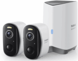 Baseus Security 2-Cam Kit Überwachungskamera Aussen Akku 210Tage, 2K HD für 99,99€