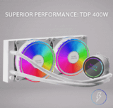 Mars Gaming ML-ONE240 Weiß, CPU Wasserkühlung, TDP 400W, Infinity Mirror für nur 41,97€ inkl. Versand