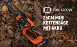 Mini Kettensäge mit 4000mAh Akku Kettensäge mit automatischer Kettenschmierung für nur 59,99€ inkl. Versand