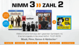 3 für 2 Aktion bei Saturn für Musik, Filme, Games und mehr – 3 Spiele kaufen und nur 2 bezahlen + 10,- Euro JUKE Gutschein! // Reduzierte Spiele bei Amazon