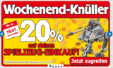 Satte 20% Rabatt auf einen Spielzeugartikel nach Wahl ohne Mindestbestellwert – LEGO, Duplo, Playmobil…