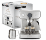 Breville Barista Mini Siebträgermaschine mit Milchaufschäumer und 2l-Wasserbehälter für nur 189,99€ inkl. Versand