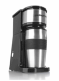 GOURMETmaxx Edelstahl-Kaffeemaschine Thermobecher in Schwarz für nur 23,90 Euro inkl. Versand