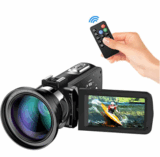 Andoer FHD 1080P Camcorder mit 24MP 3.0 Zoll Drehbarer LCD Bildschirm für nur 67,49 Euro inkl. Versand