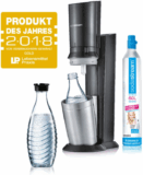 SodaStream Crystal 2.0 Wassersprudler mit CO2-Zylinder und 2x Glaskaraffen, titan als B-Ware für nur 69,99 Euro inkl. Versand