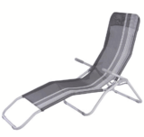 Tipp!  Relaxliegen in Stahlgrau-silberfarben nur 38,85 Euro inkl. Versand