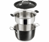 Tefal Kochtopf und Dampfgarer, Edelstahl, 24 cm für nur 49,99 Euro inkl. Versand