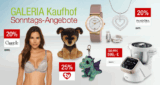 Galeria Sonntagsangebote am 20. März mit verschiedenen Rabattaktionen