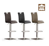 Deal der Woche! MCA Barhocker Bardo (schwarz/braun/cappuccino) Echtleder für nur 129,95 Euro inkl. Versand